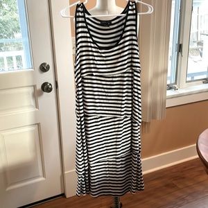 Women’s Sleeveless Dress Black & White Sz Large Design History